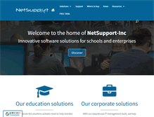 Tablet Screenshot of netsupport-inc.com
